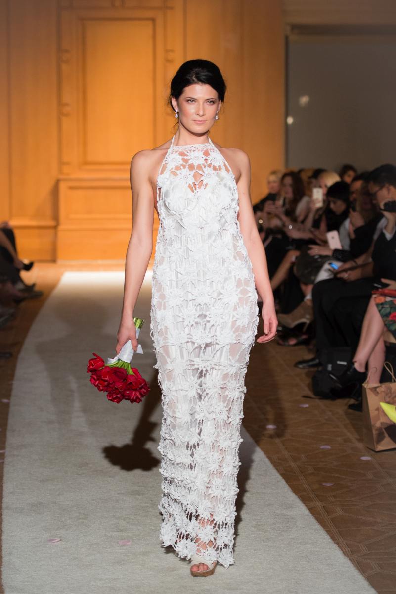Camila Crochet-Knit Wedding Gown