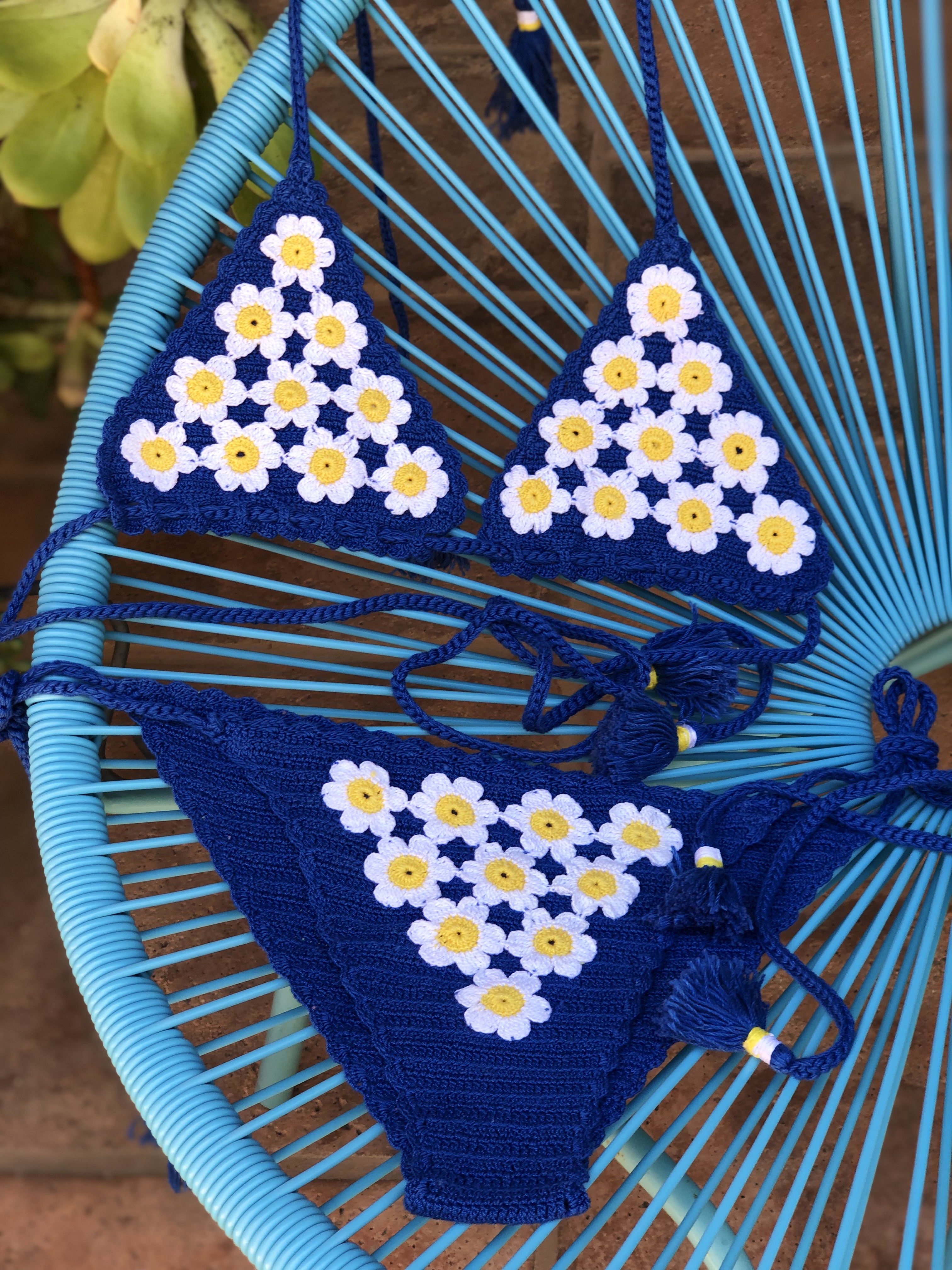 Taylor Crochet-Knit Bikini